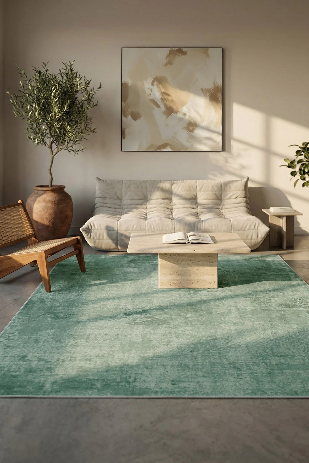 Ash Slate Green Rug - Image 20