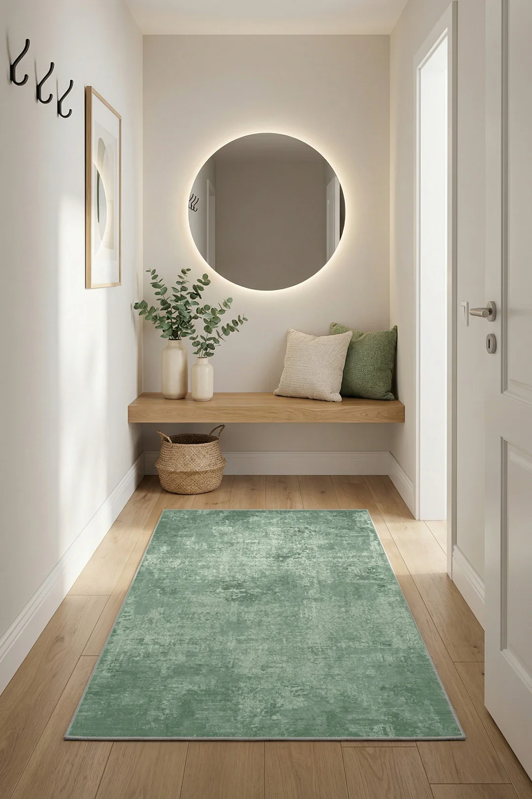 Ash Slate Green Rug - Image 5