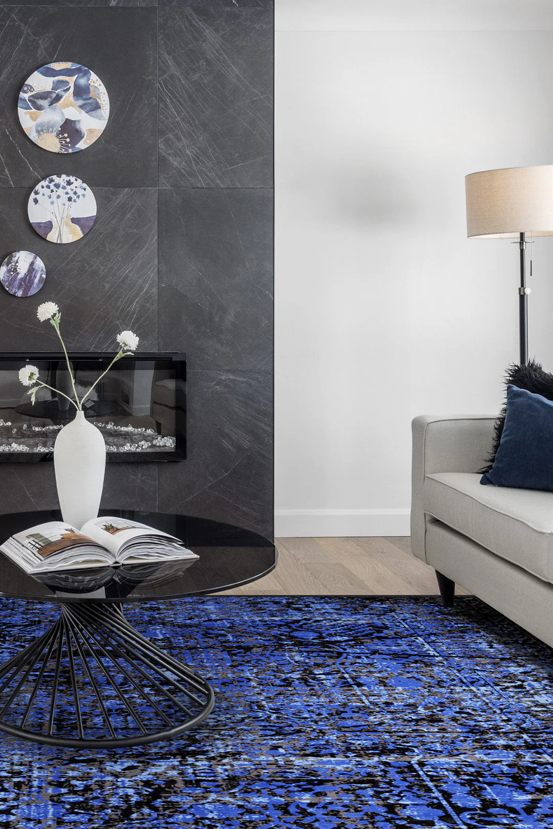 Dana Cobalt Rug - Image 14