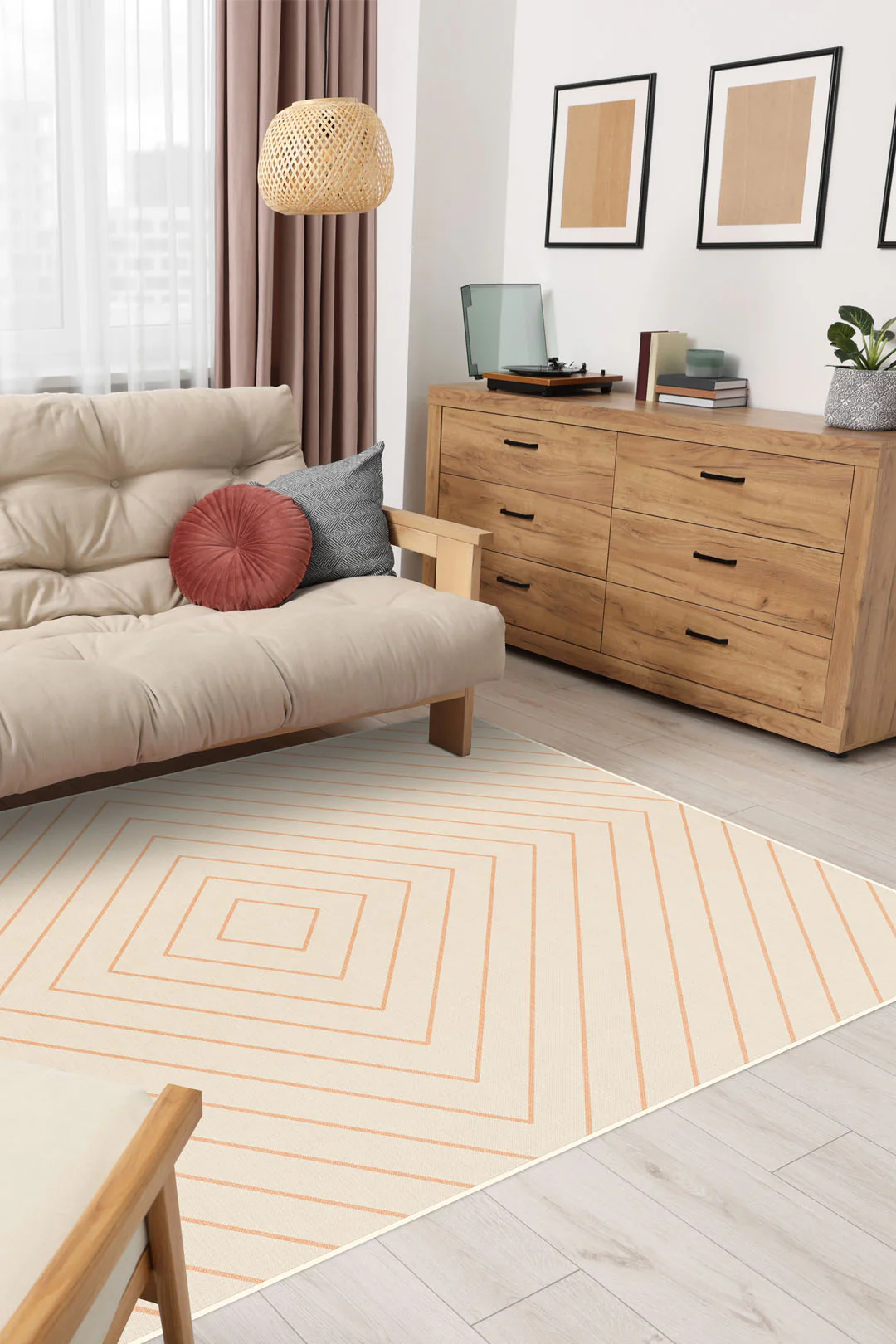 Diamond Peach Rug - Image 4