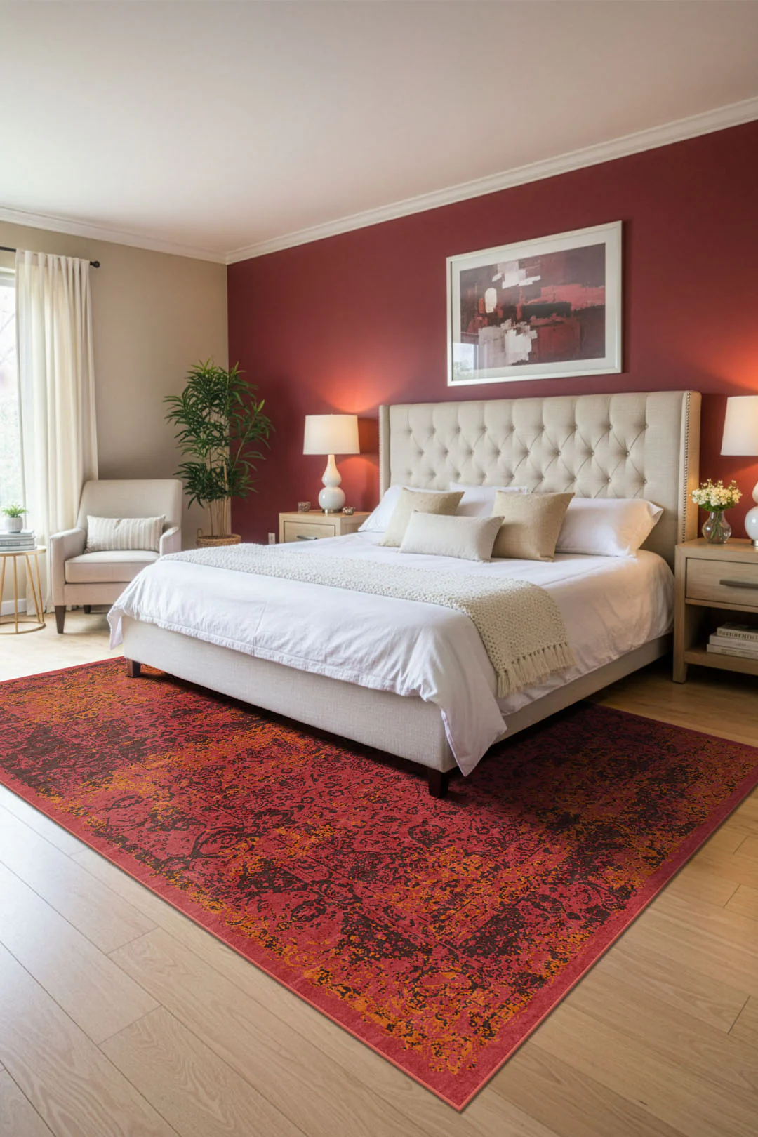 Elsa Carmine Rug - Image 4