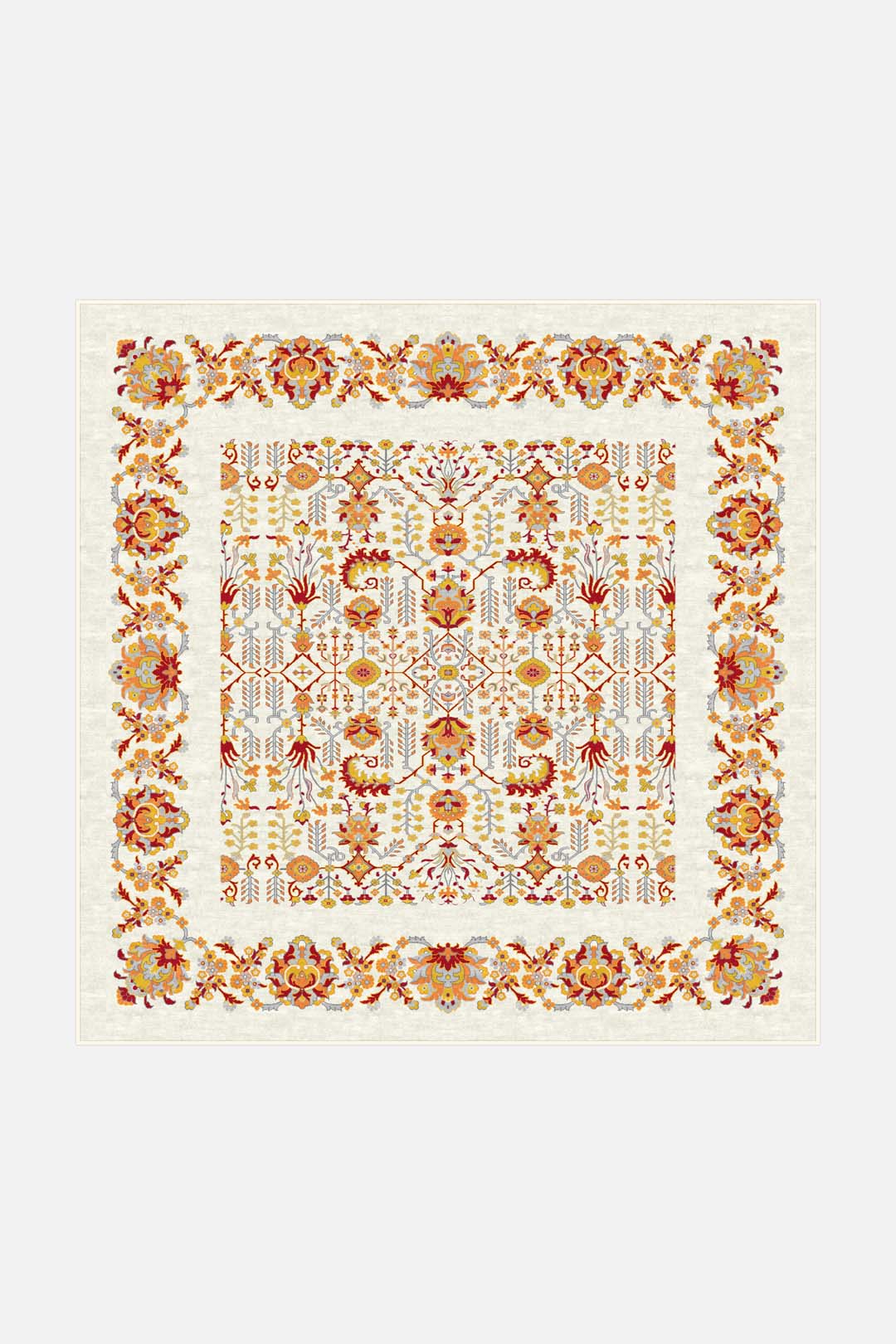 Fleur Red Rug - Image 11