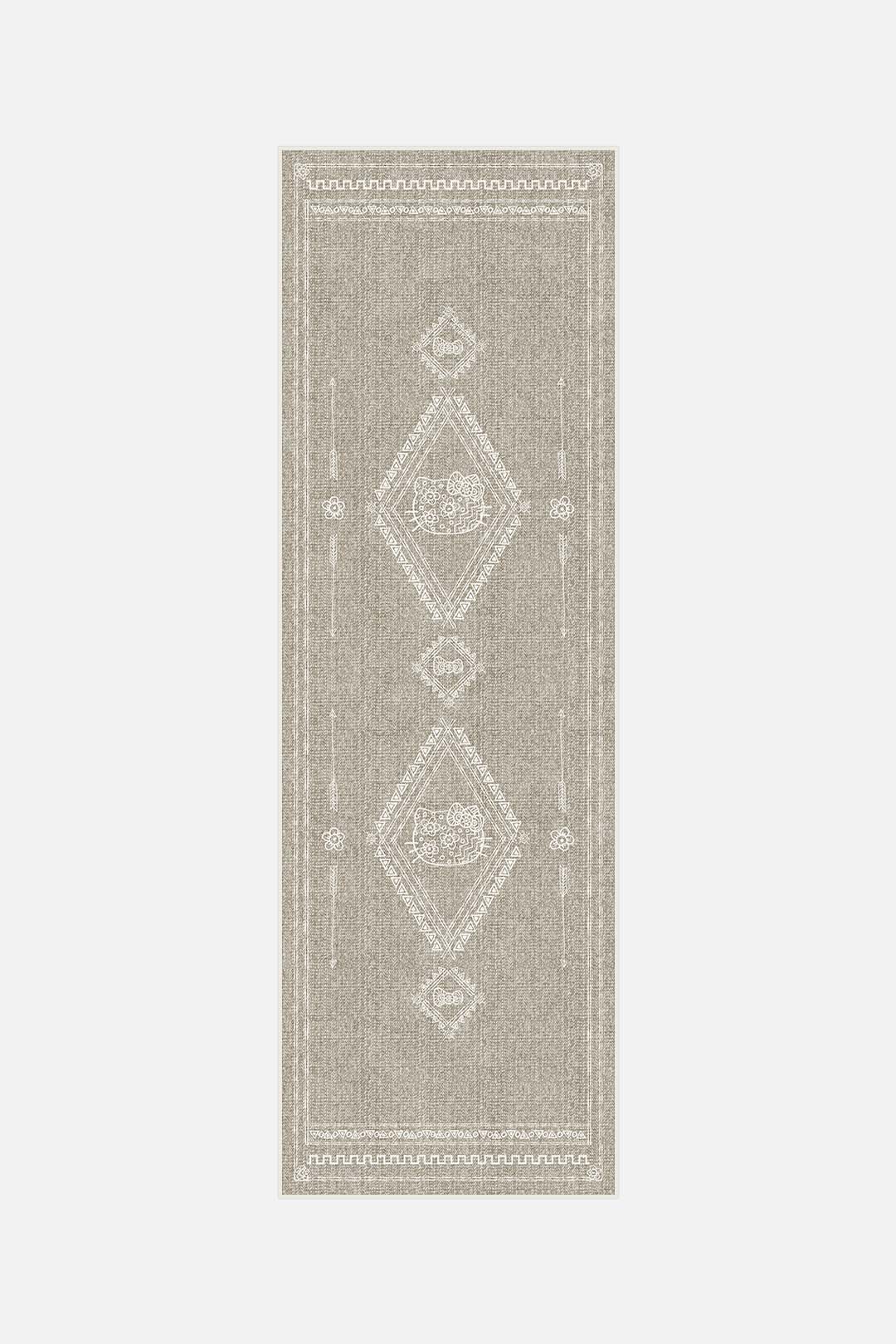 Hello Kitty Tribal Taupe Rug - Image 5