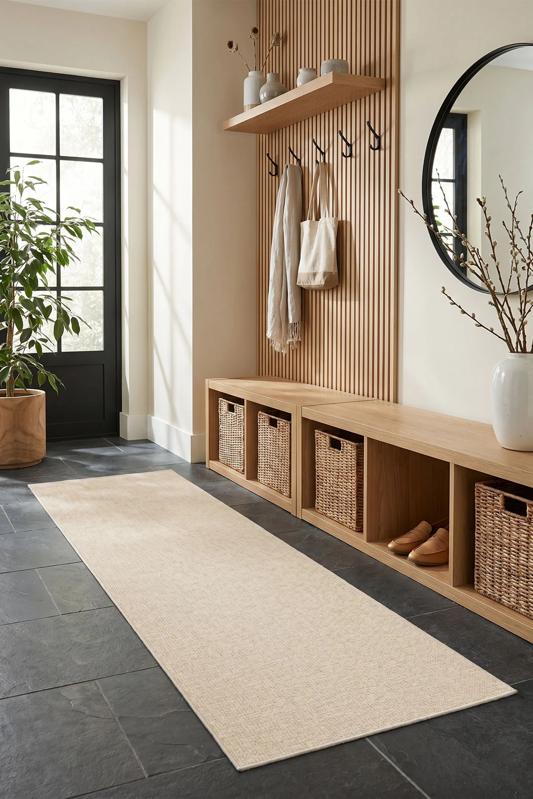 Jute-Touch Mono Cream Rug - Image 12