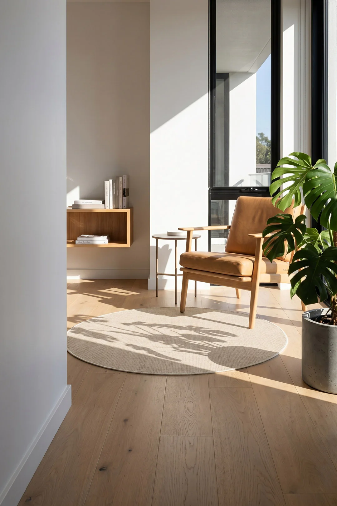 Jute-Touch Mono Cream Rug - Image 16