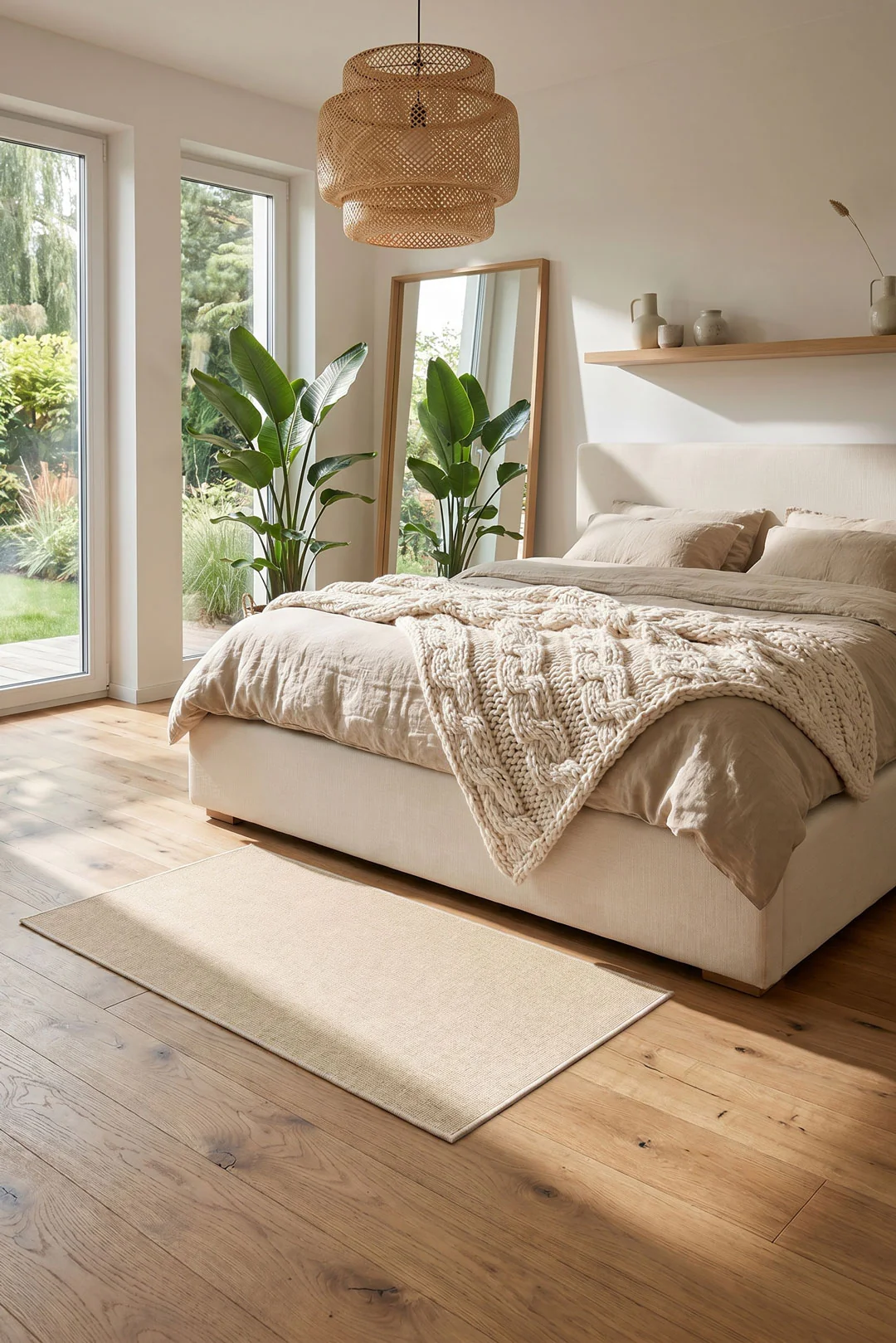 Jute-Touch Mono Cream Rug - Image 27