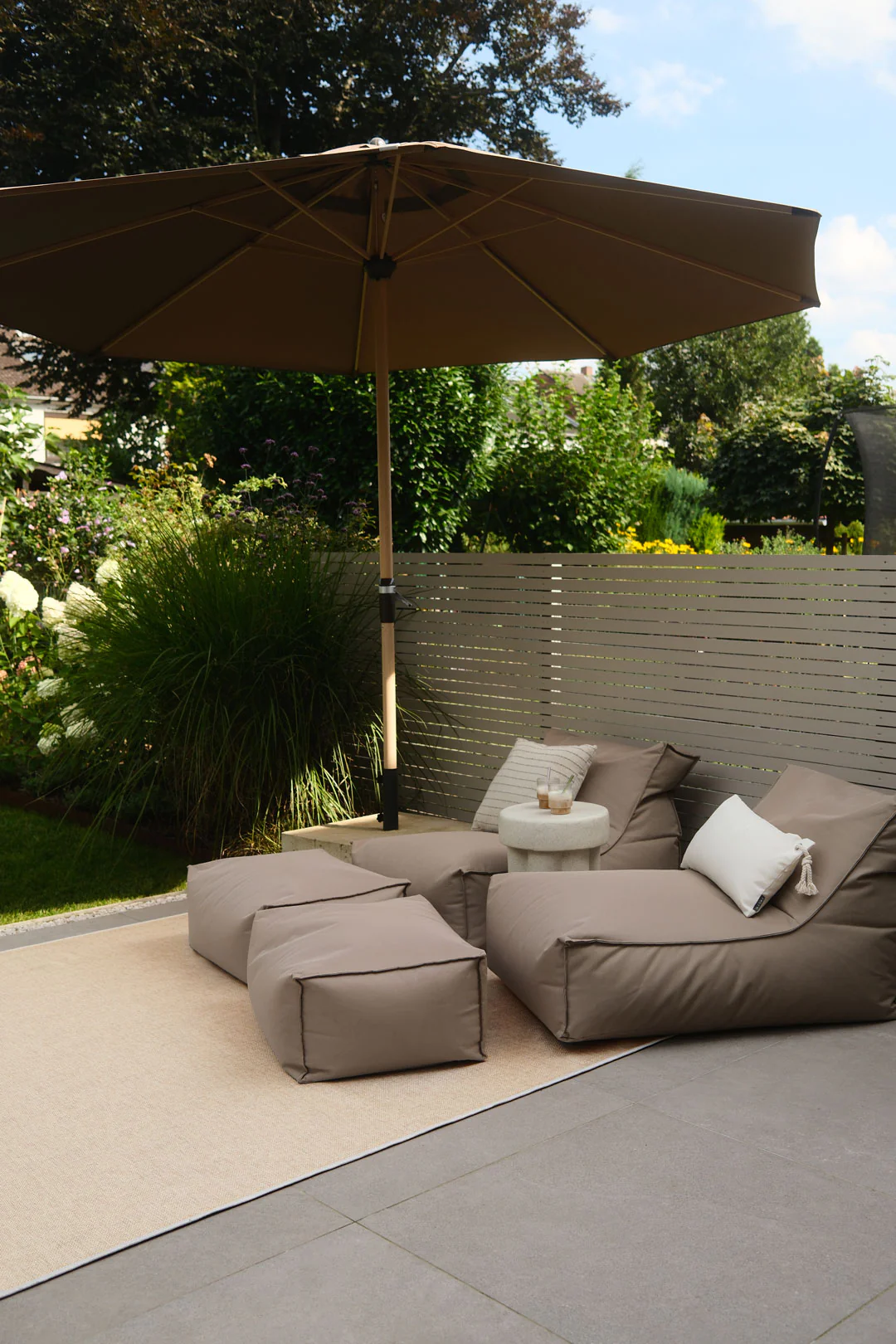 Jute-Touch Mono Cream Rug - Image 5