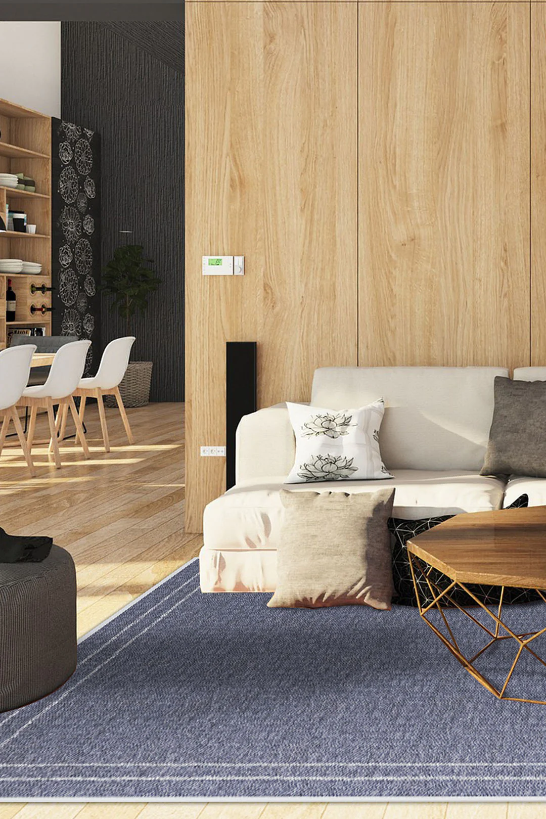 Jute-Touch Nahla Sapphire Rug - Image 4