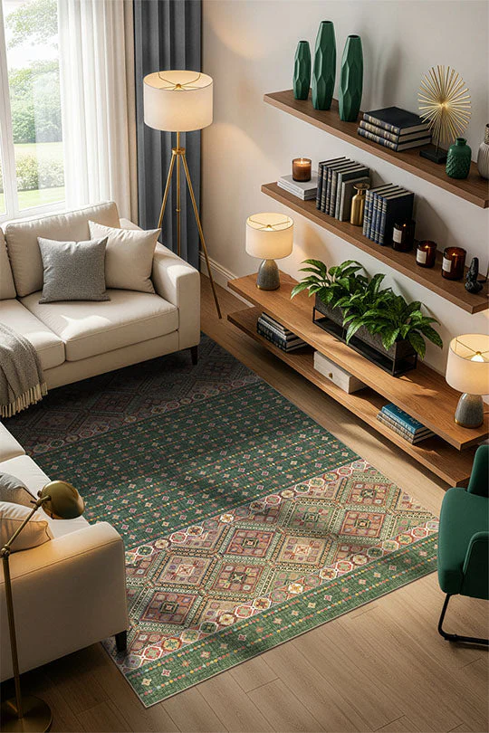 Leila Emerald Rug - Image 17