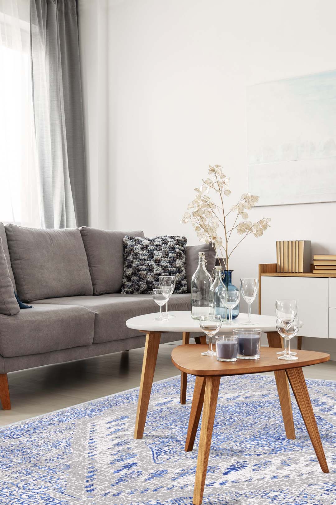 Lina Blue Rug - Image 17