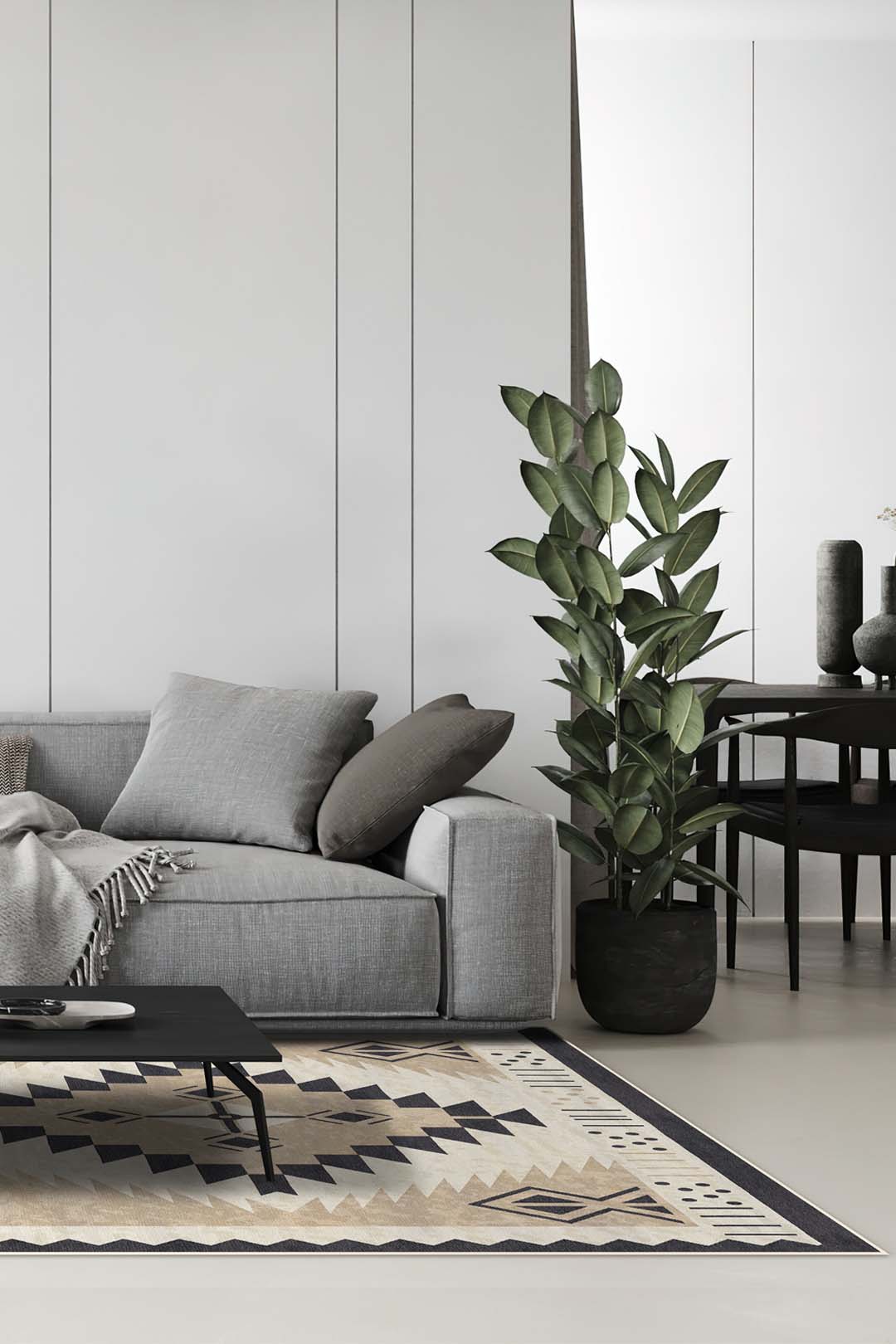 Merve Sand Rug - Image 4