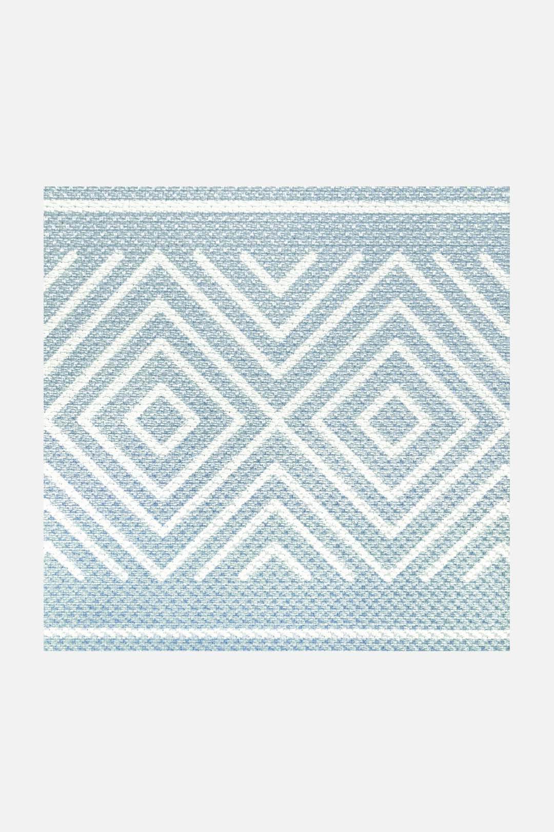 Outdoor Aztec Sky Blue Rug - Image 16