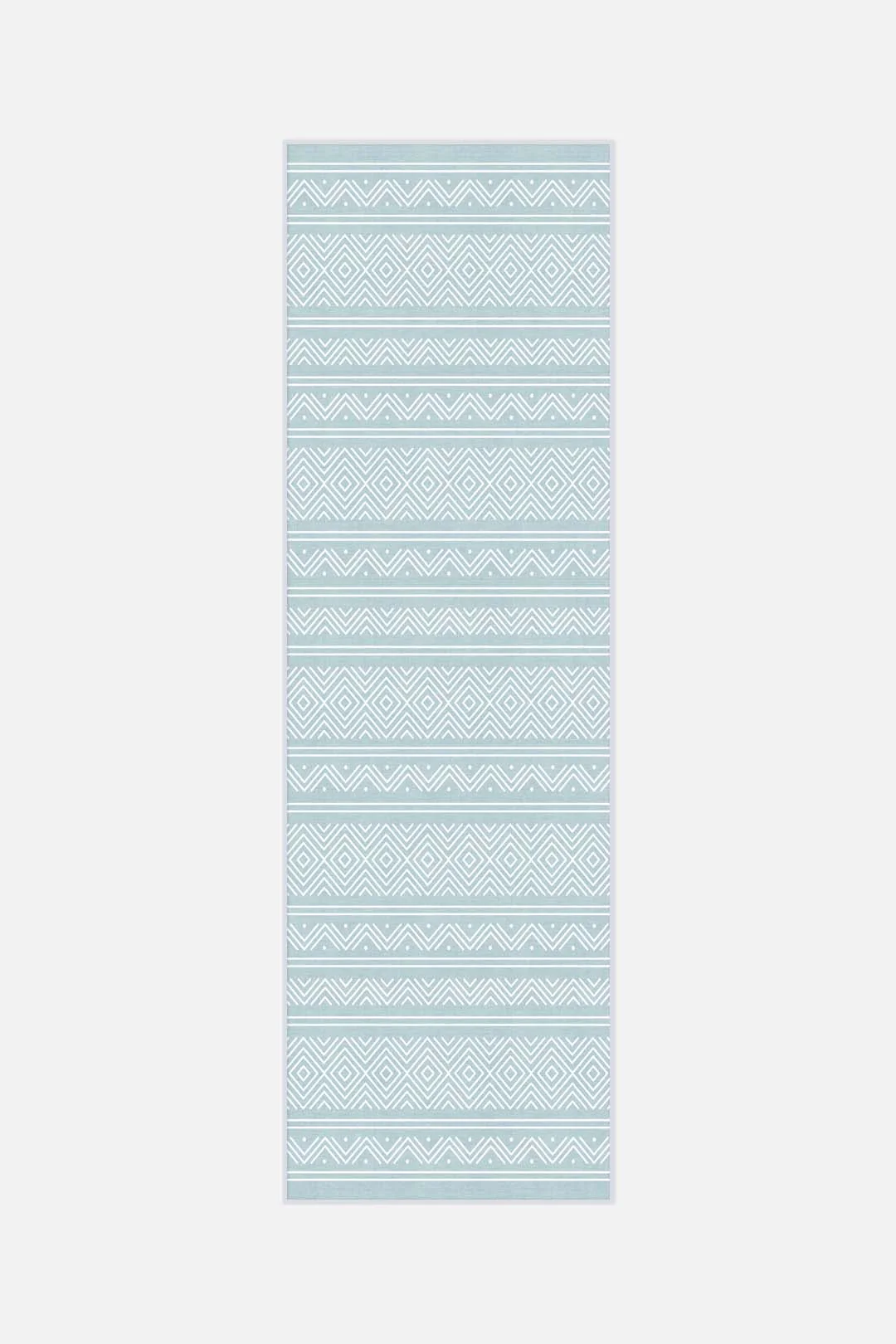 Outdoor Aztec Sky Blue Rug - Image 6