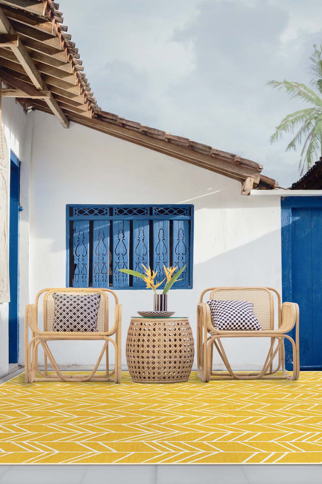 Outdoor Kira Dijon Rug - Image 20