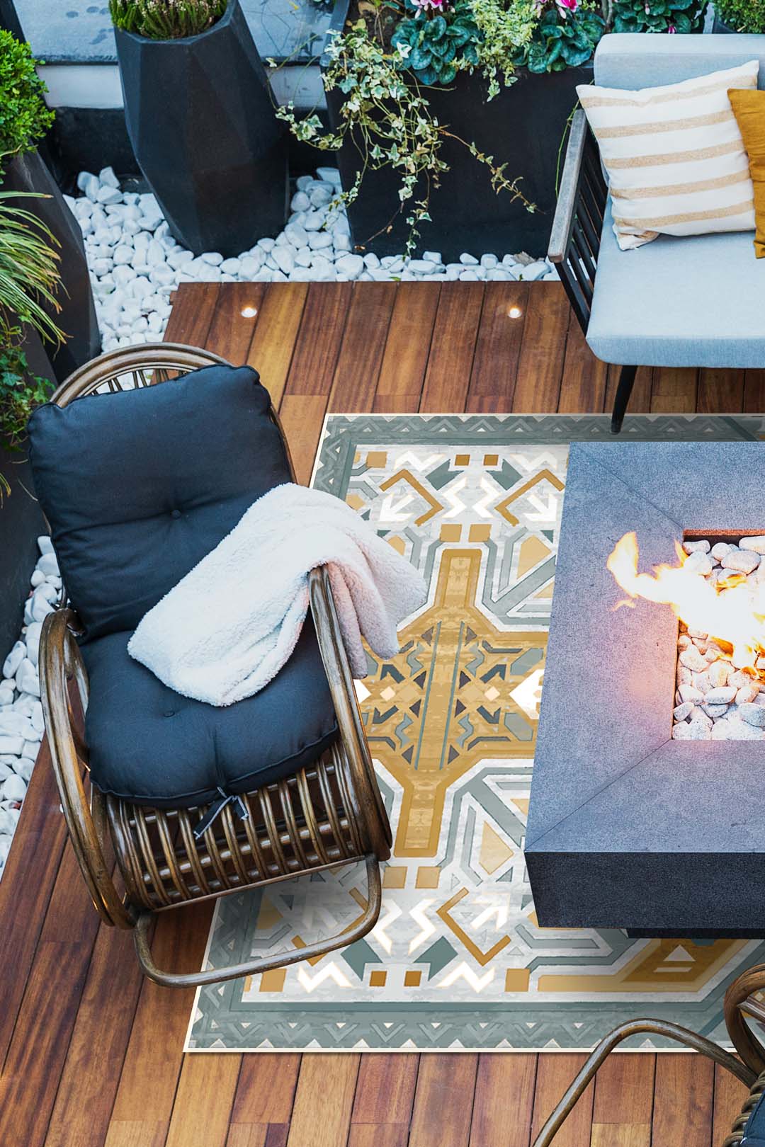 Outdoor Mira Dijon Rug - Image 5