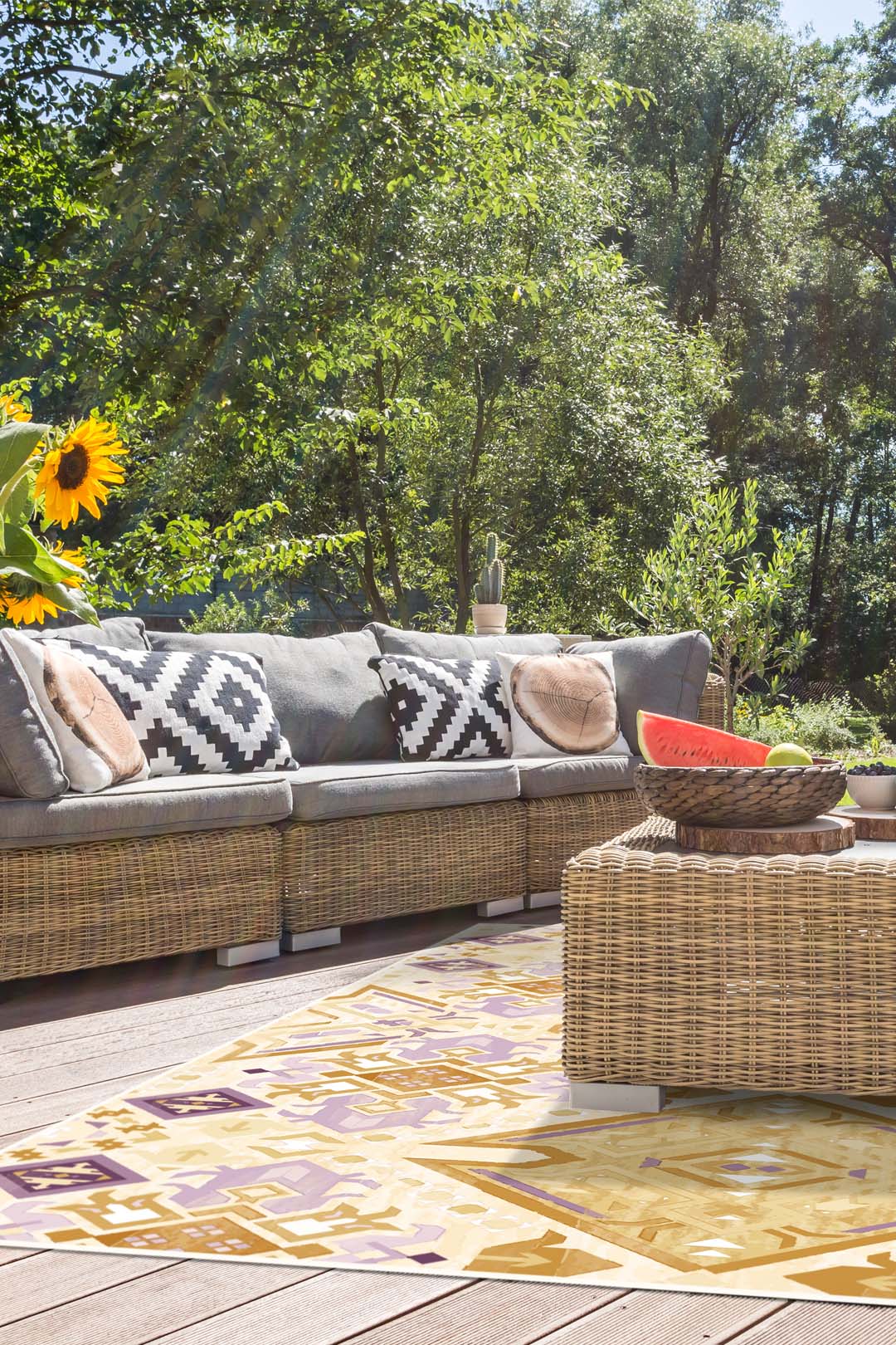 Outdoor Oasis Lavender Rug - Image 5