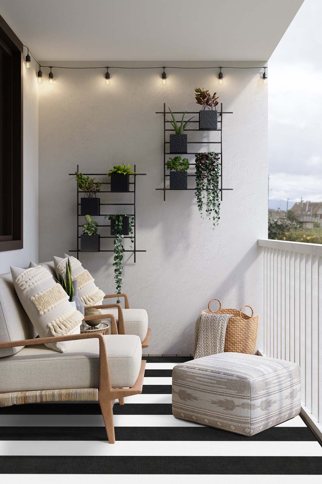 Outdoor Zebra Stripes Rug - Image 4