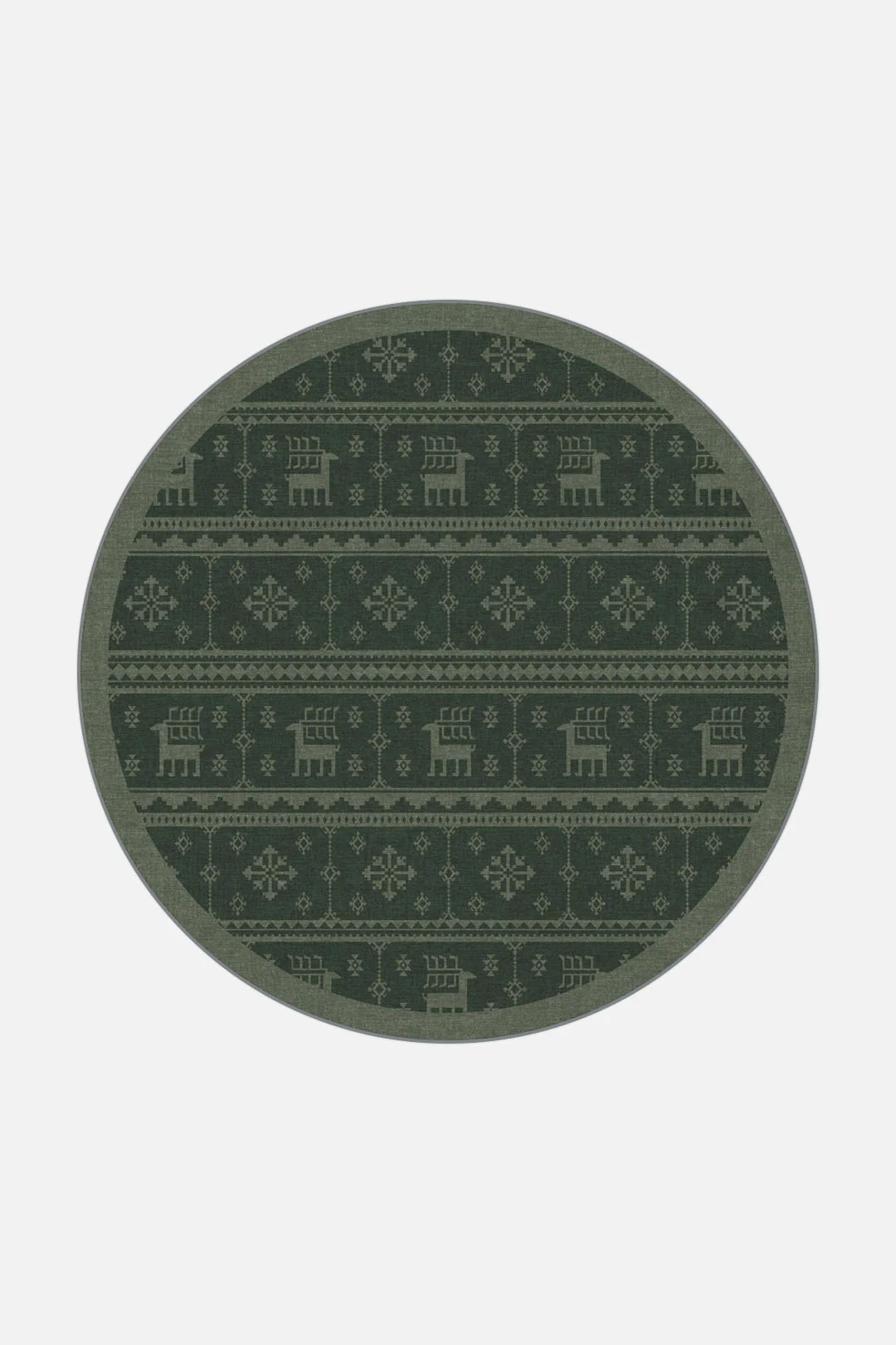 Reindeer Fir Green Rug - Image 8