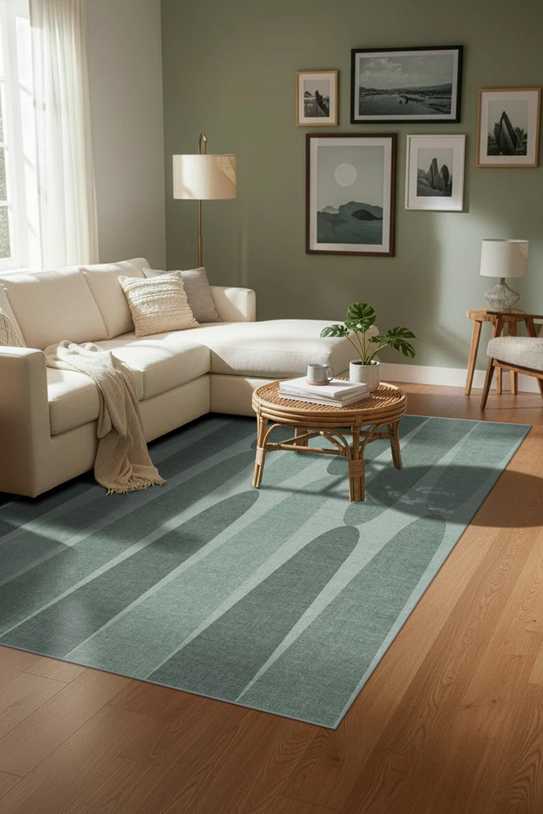 Ria Forest Green Rug - Image 4