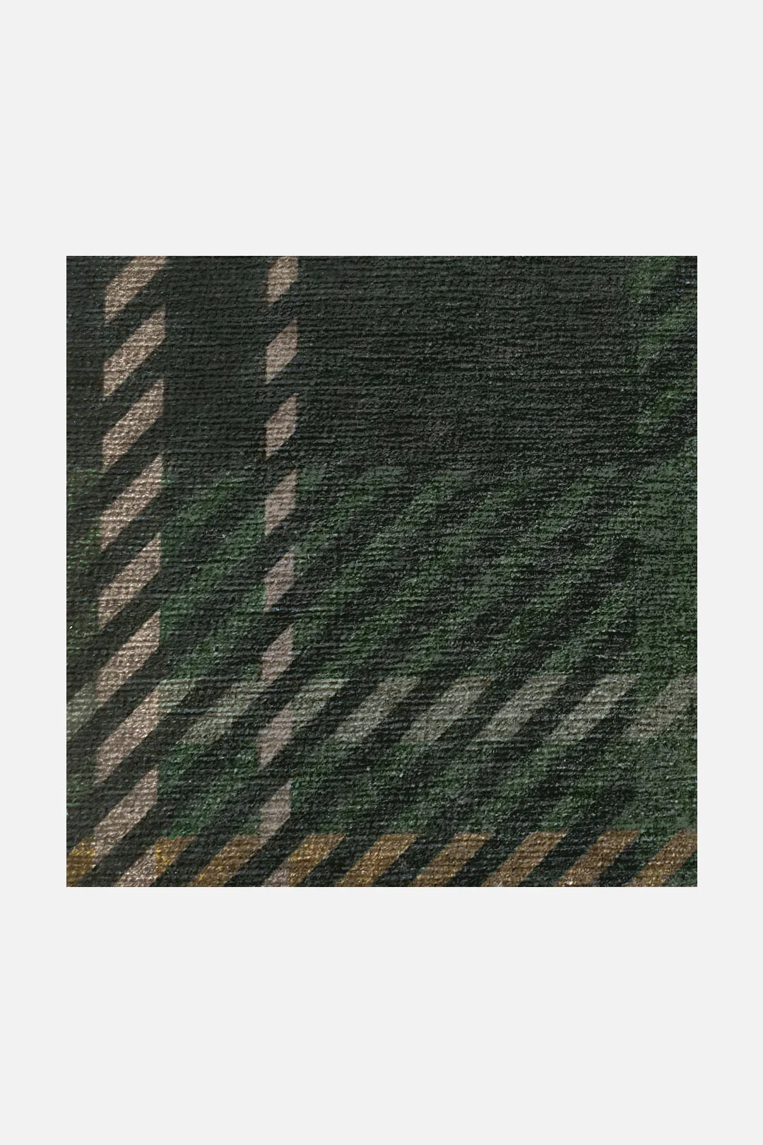 Tartan Pattern Pine Forest Rug - Image 7