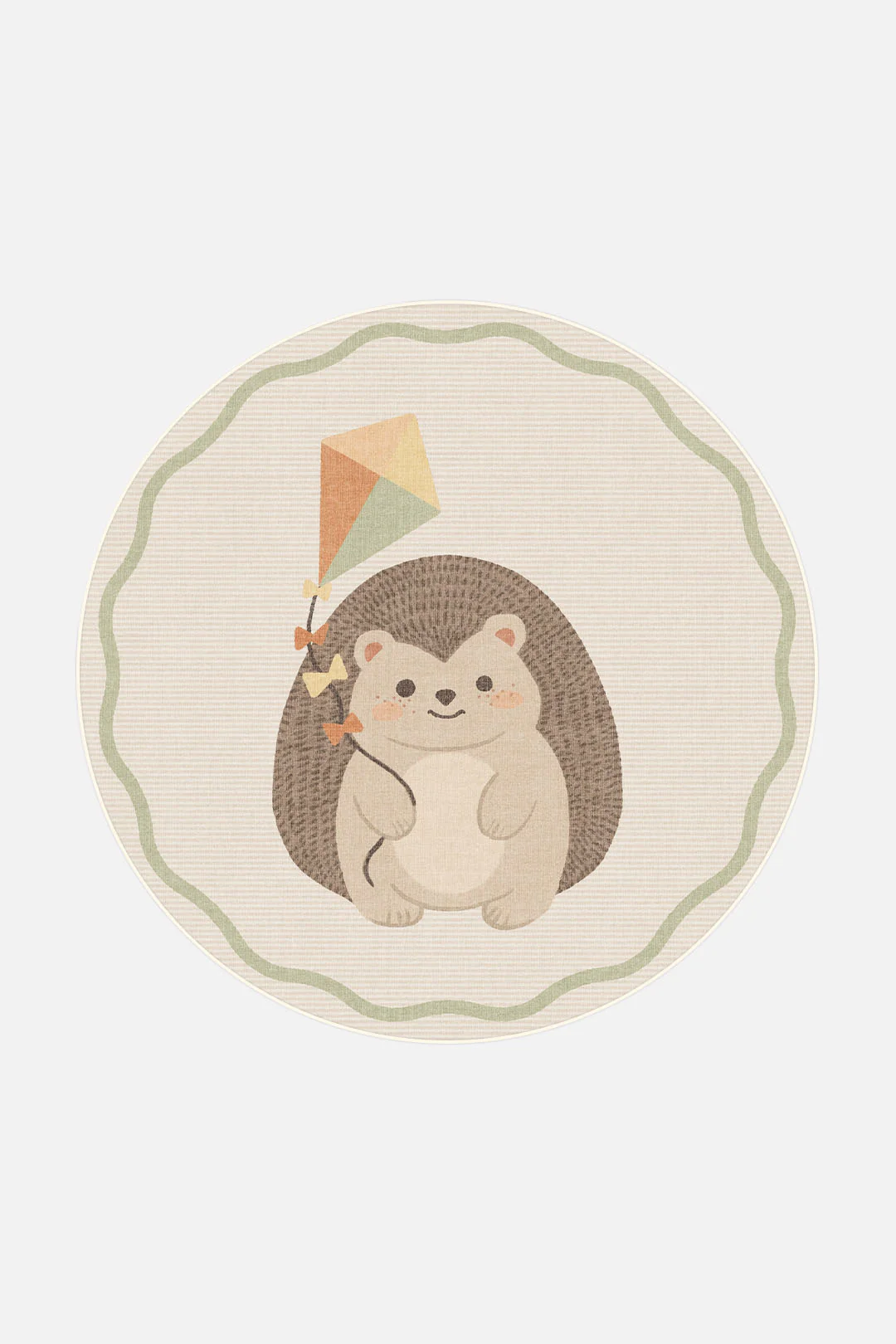 Wind Hedgehog Cream Rug - Image 8